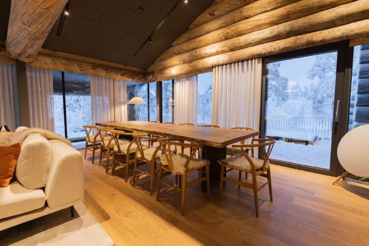 Lumi Lodge Luxus Ferienhaus Chalet Lappland Mieten (17)
