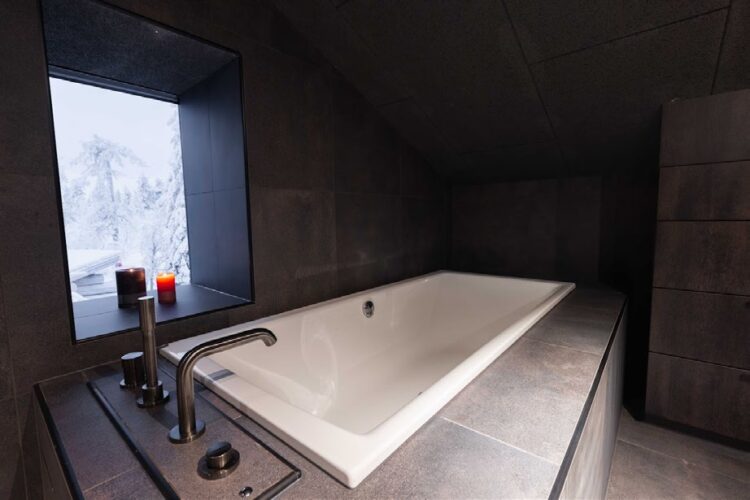 Lumi Lodge Luxus Ferienhaus Chalet Lappland Mieten (36)