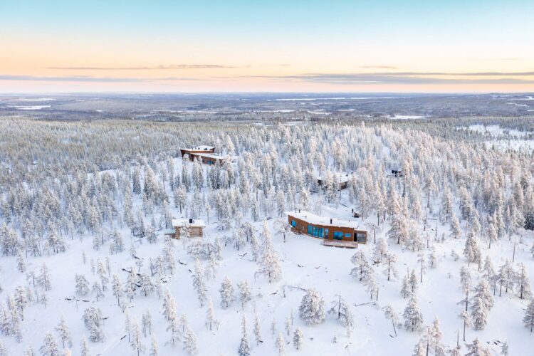 Luonto Lodge Luxus Ferienhaus Lappland Mieten Lage