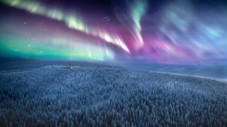 Luonto Lodge Luxus Ferienvilla Lappland Mieten Polarlichter