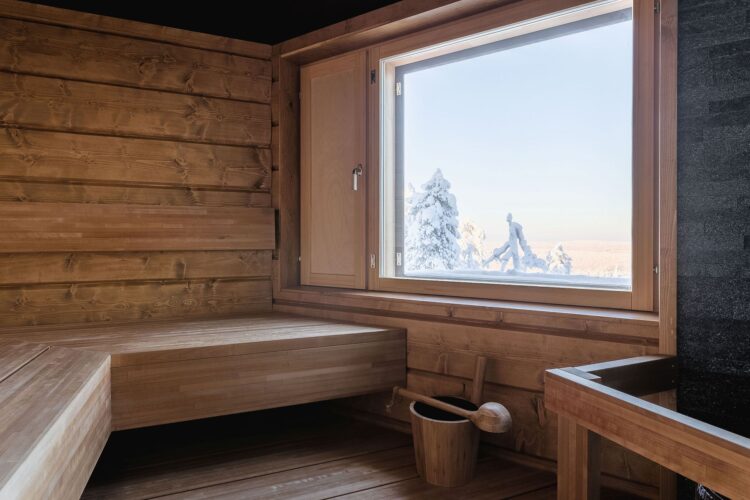 Luonto Lodge Luxus Ferienvilla Lappland Mieten Sauna