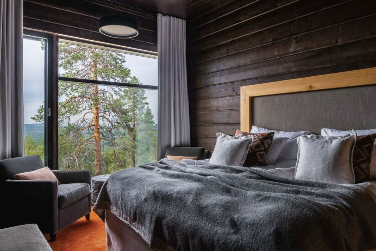 Luonto Lodge Luxus Ferienvilla Lappland Mieten Schlaf