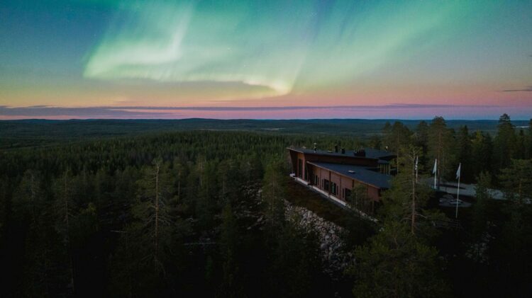 Luonto Lodge Luxus Ferienvilla Lappland Mieten Umgebung