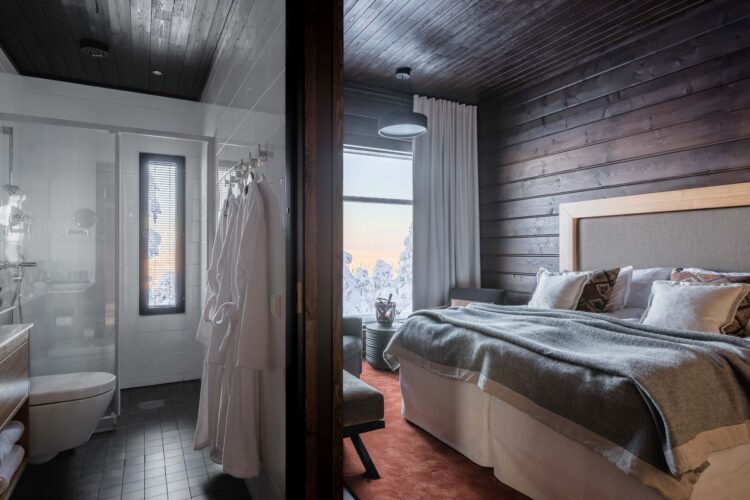 Luonto Lodge Luxus Ferienvilla Lappland Mieten Ensuite