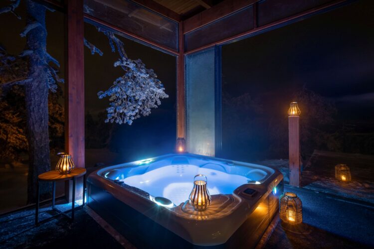 Luonto Villa Luxus Lodge Lappland Mieten Relax