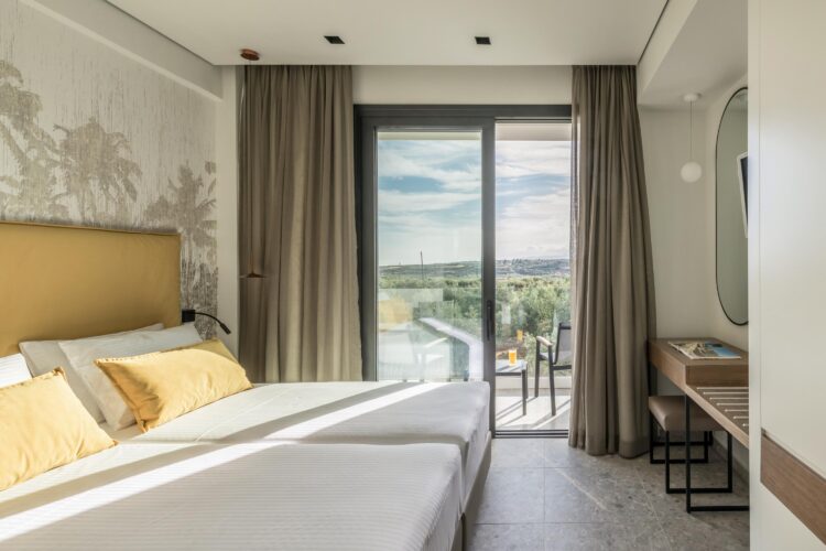 Lush Life Villa Luxus Ferienhaus Kreta Mieten Doppelbett