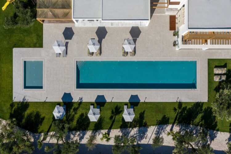 Lush Life Villa Luxus Ferienhaus Kreta Mieten Drohne