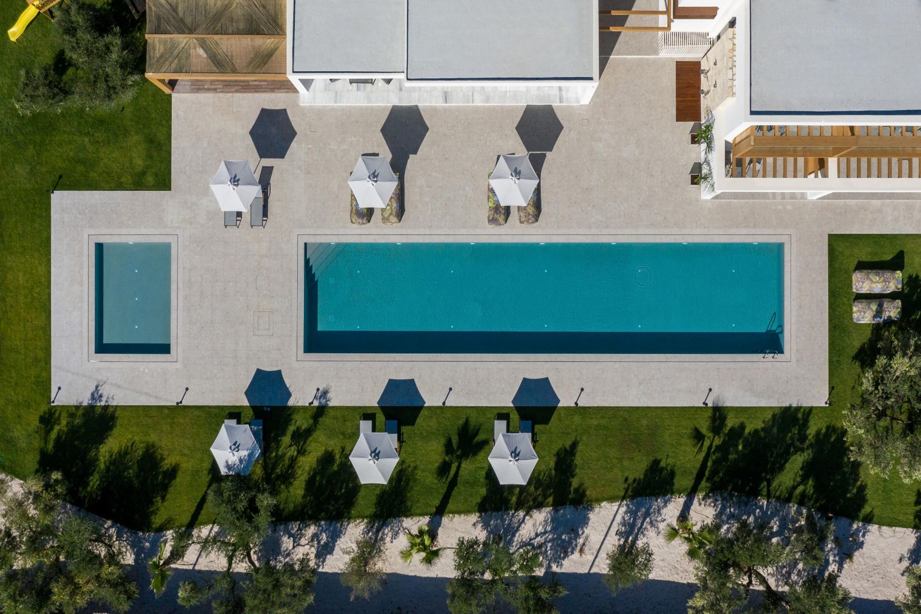 Lush Life Villa Luxus Ferienhaus Kreta Mieten Drohne