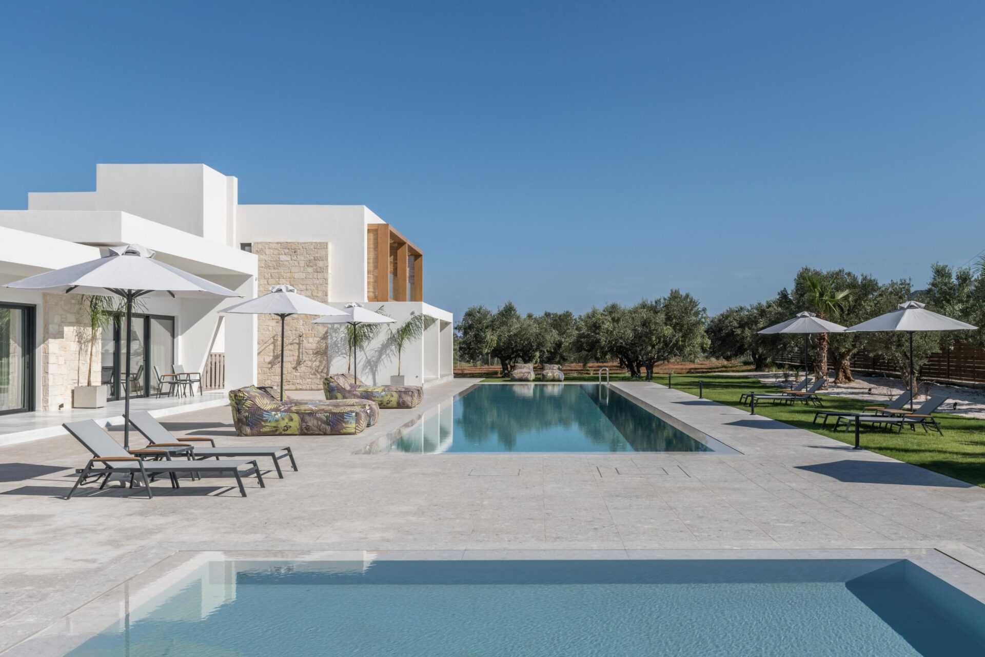 Lush Life Villa Luxus Ferienhaus Kreta Mieten Kinderpool