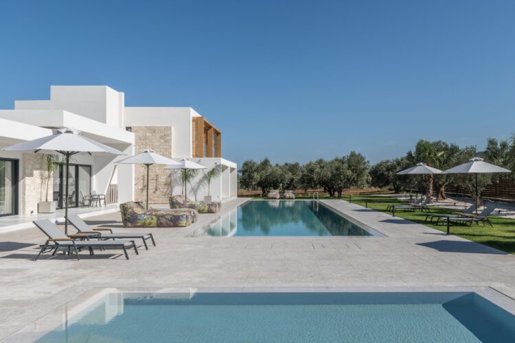 Lush Life Villa Luxus Ferienhaus Kreta Mieten Kinderpool
