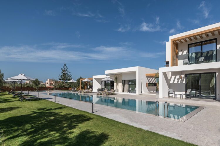 Lush Life Villa Luxus Ferienhaus Kreta Mieten Poolbereich