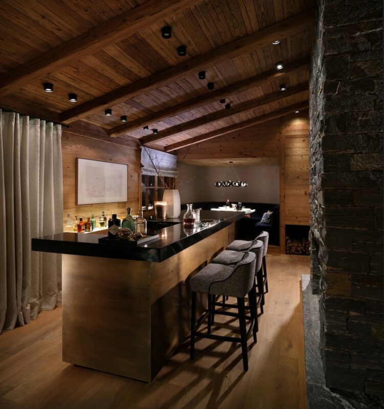 Luxury Chalet Kitzbühel Luxus Ferienhaus Österreich Bar
