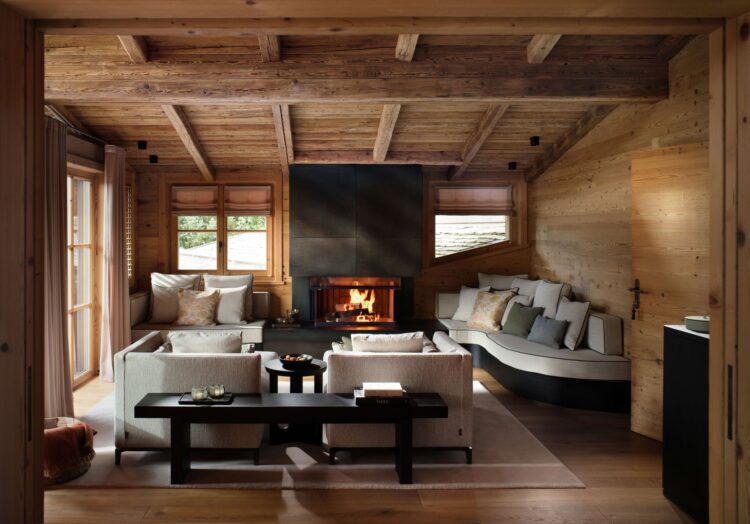 Luxury Chalet Kitzbühel Luxus Ferienhaus Österreich Kamin
