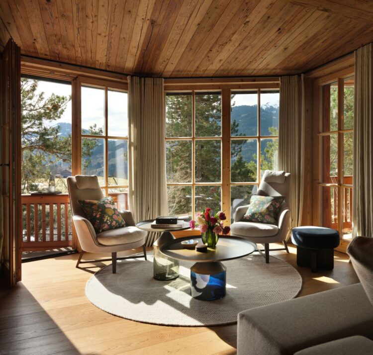 Luxury Chalet Kitzbühel Luxus Ferienhaus Österreich Panoramafenster