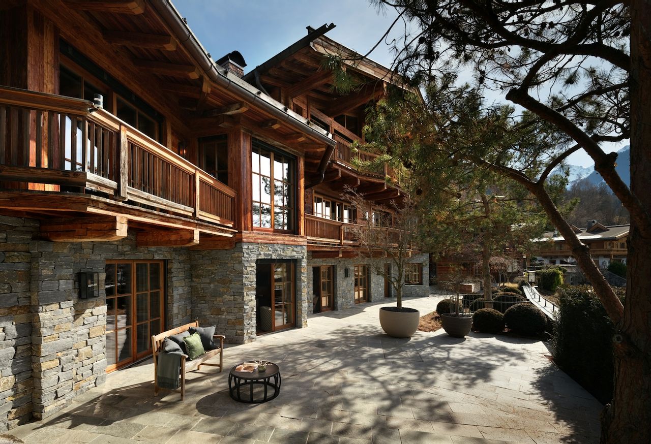 Luxury Chalet Kitzbühel Luxus Ferienhaus Österreich Terrasse