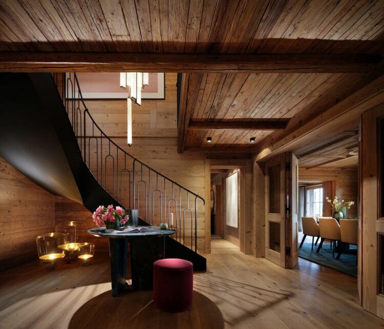 Luxury Chalet Kitzbühel Luxus Ferienhaus Österreich Treppe