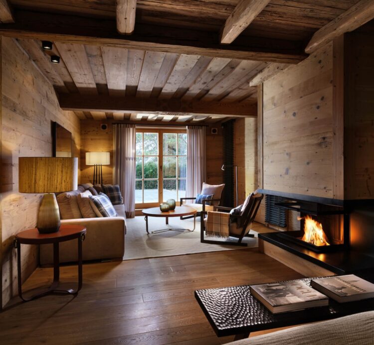 Luxury Chalet Kitzbühel Luxus Ferienhaus Österreich Wohnbereich