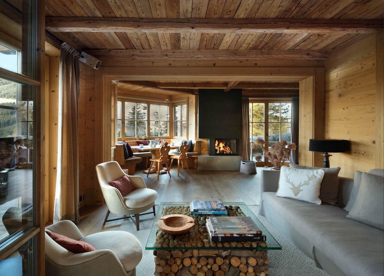 Luxury Chalet Kitzbühel Luxus Ferienhaus Österreich Wohnen