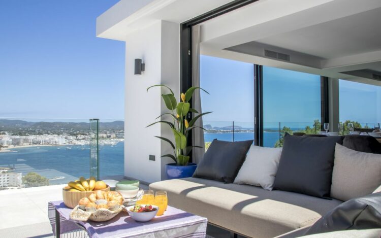 Luxus Ferienhaus Ibiza Mieten 8 Personen Meerblick