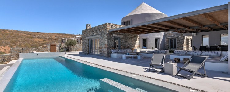 Luxus Ferienhaus Insel Kea Mieten - Villa Aegean Queen