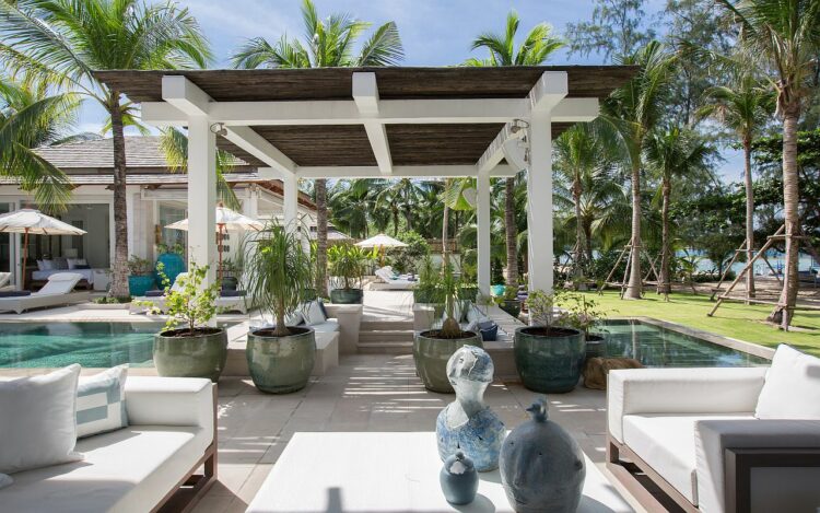 Luxus Ferienhaus Koh Samui Am Strand Villa Mia Palm