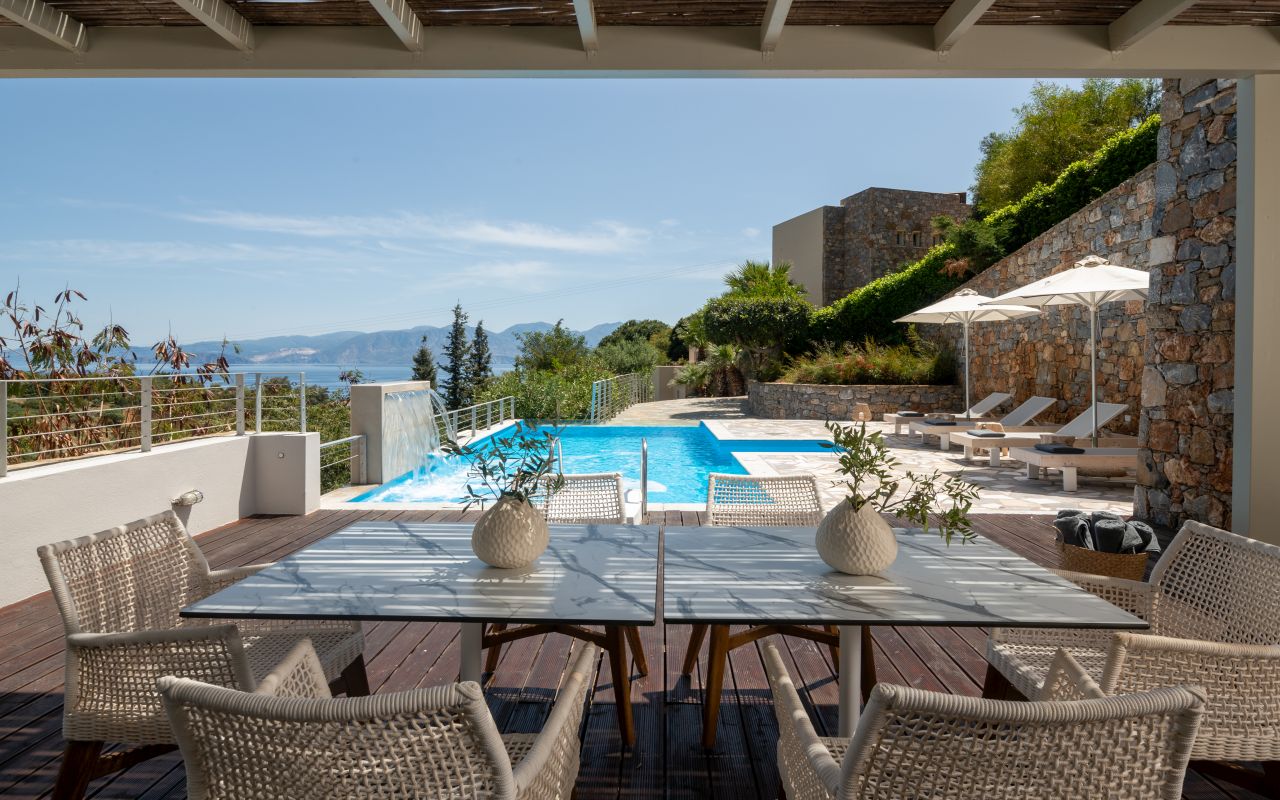 Luxus Ferienhaus Kreta Pool