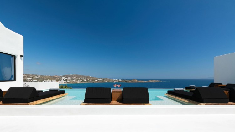 Villa mit Meerblick auf Mykonos mieten