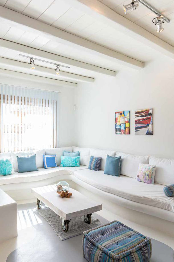 Mykonos Ferienhaus Mit 3 Schlafzimmern - Elia Ocean View Villa