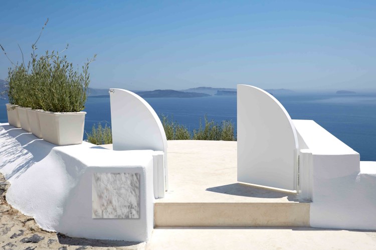 Luxus Ferienhaus Santorin Mieten - Santorini Serenity
