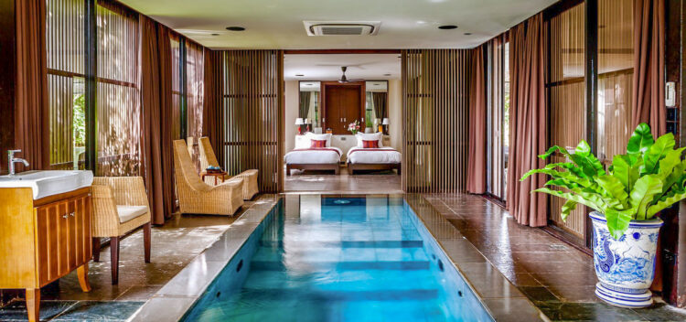 Luxus Ferienhaus Am Strand Mieten Thailand Koh Samui Villa Akatsuki Indoor Pool