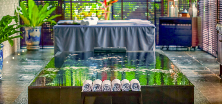 Luxus Ferienhaus Am Strand Mieten Thailand Koh Samui Villa Akatsuki Massagezimmer Sparoom 2