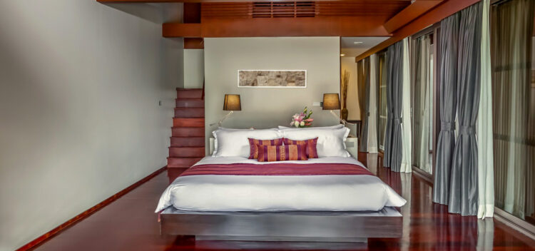 Luxus Ferienhaus Am Strand Mieten Thailand Koh Samui Villa Akatsuki Schlafzimmer 1