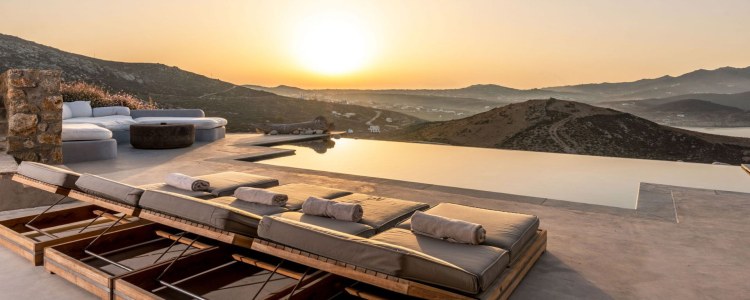 Villa mit Pool und Meerblick auf Mykonos