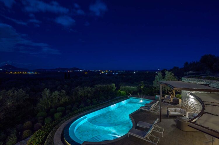 Luxus Ferienhaus Mieten Villa Althaia Costa Navarino Peloponnes Griechenland