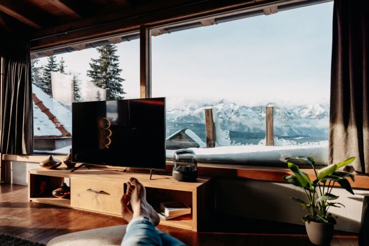 Luxus Wellnesschalet Seefeld Ski Chalet Österreich Mieten Bergblick