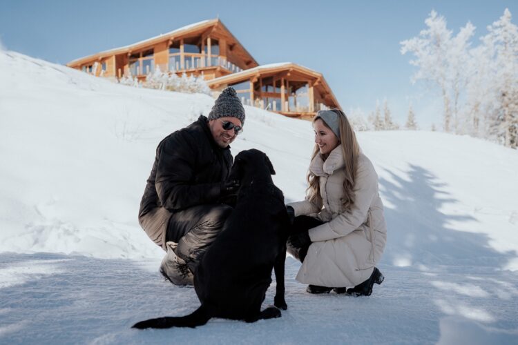 Luxus Wellnesschalet Seefeld Ski Chalet Österreich Mieten Hund