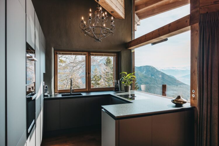Luxus Wellnesschalet Seefeld Ski Chalet Österreich Mieten Küche