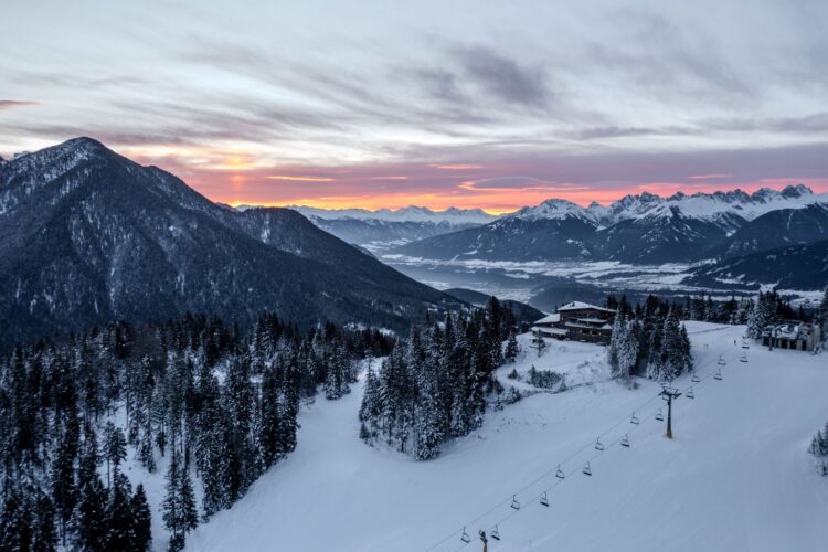 Luxus Wellnesschalet Seefeld Ski Chalet Österreich Mieten Lage
