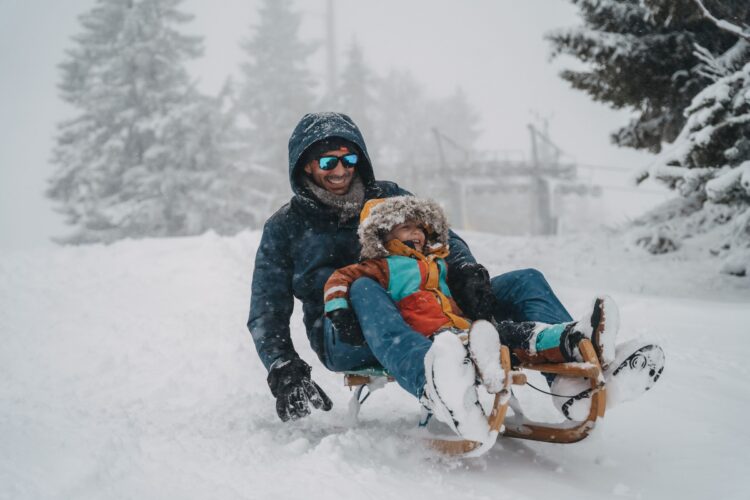 Luxus Wellnesschalet Seefeld Ski Chalet Österreich Mieten Schlitten