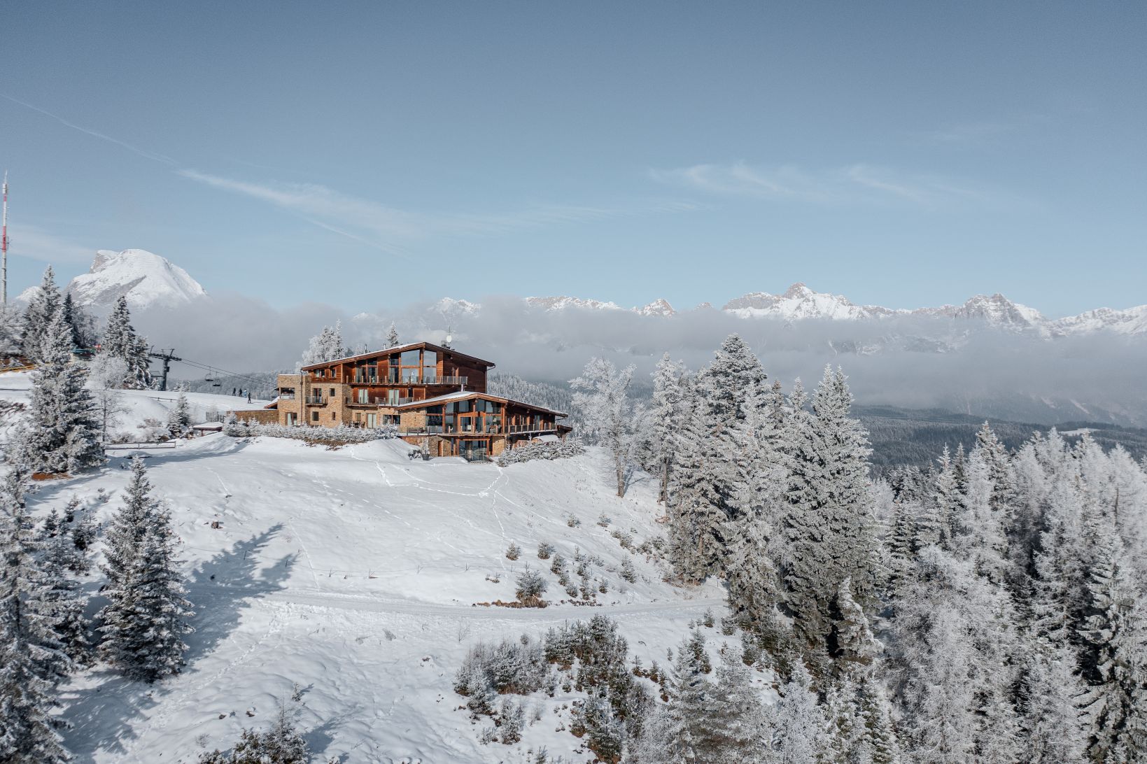 Luxus Wellnesschalet Seefeld Ski Chalet Österreich Mieten Umgebung