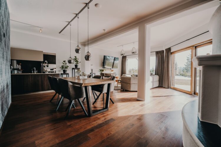Luxus Wellnesschalet Seefeld Ski Chalet Österreich Mieten Wohnbereich