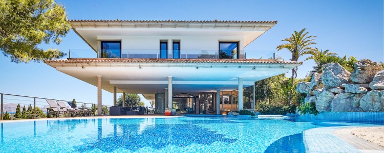 Luxus Finca Villa Mallorca mieten Villa Oscols - Pool