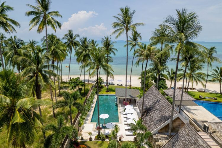 Mandala Beach Villa Luxus Ferienhaus Koh Samui Am Strand Mieten Strandlage