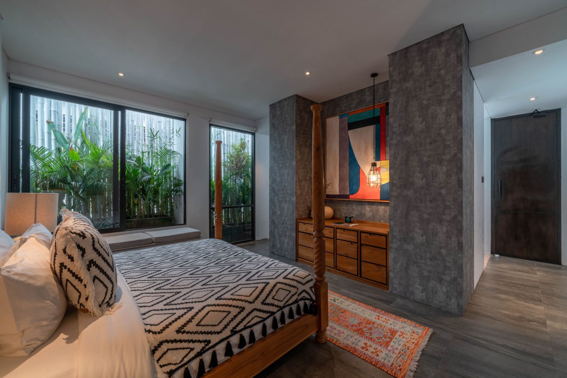 Mandala Oasis Canggu Bali – Schlafzimmer Mit Minimalistischer Einrichtung