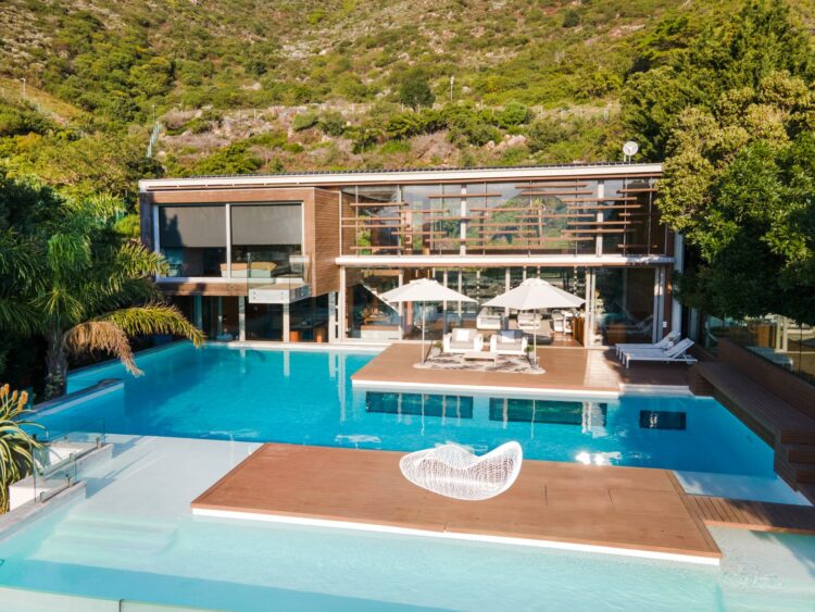 Modern Design Hideaway Luxus Ferienvilla Kapstadt Mieten Außenansicht