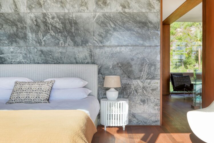 Modern Design Hideaway Luxus Ferienvilla Kapstadt Mieten Bett
