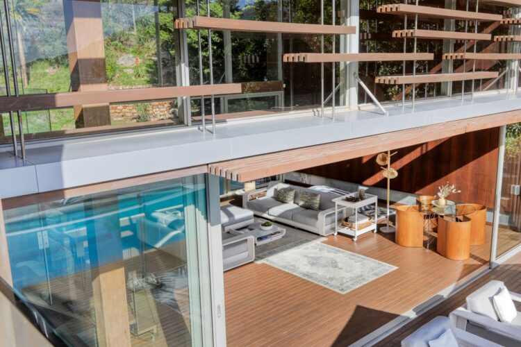 Modern Design Hideaway Luxus Ferienvilla Kapstadt Mieten Glasfronten
