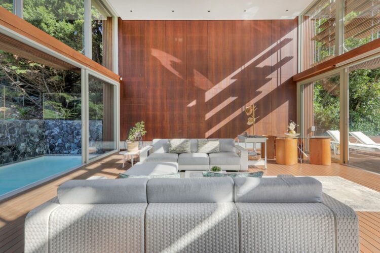 Modern Design Hideaway Luxus Ferienvilla Kapstadt Mieten Living