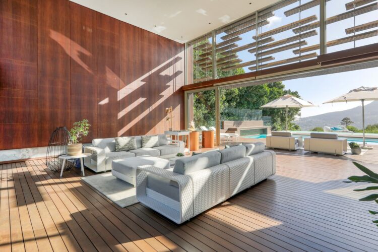 Modern Design Hideaway Luxus Ferienvilla Kapstadt Mieten Wohnlandschaft