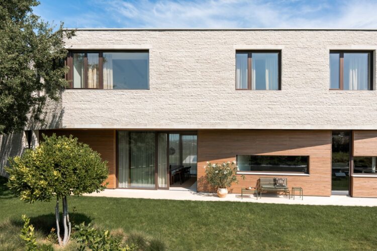 Modern Sea View Villa Luxus Ferienvilla Kroatien Istrien Außenansicht